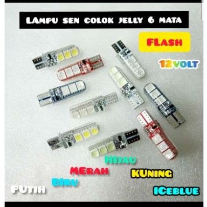 Sen jelly flash 2sisi 6 led 5050