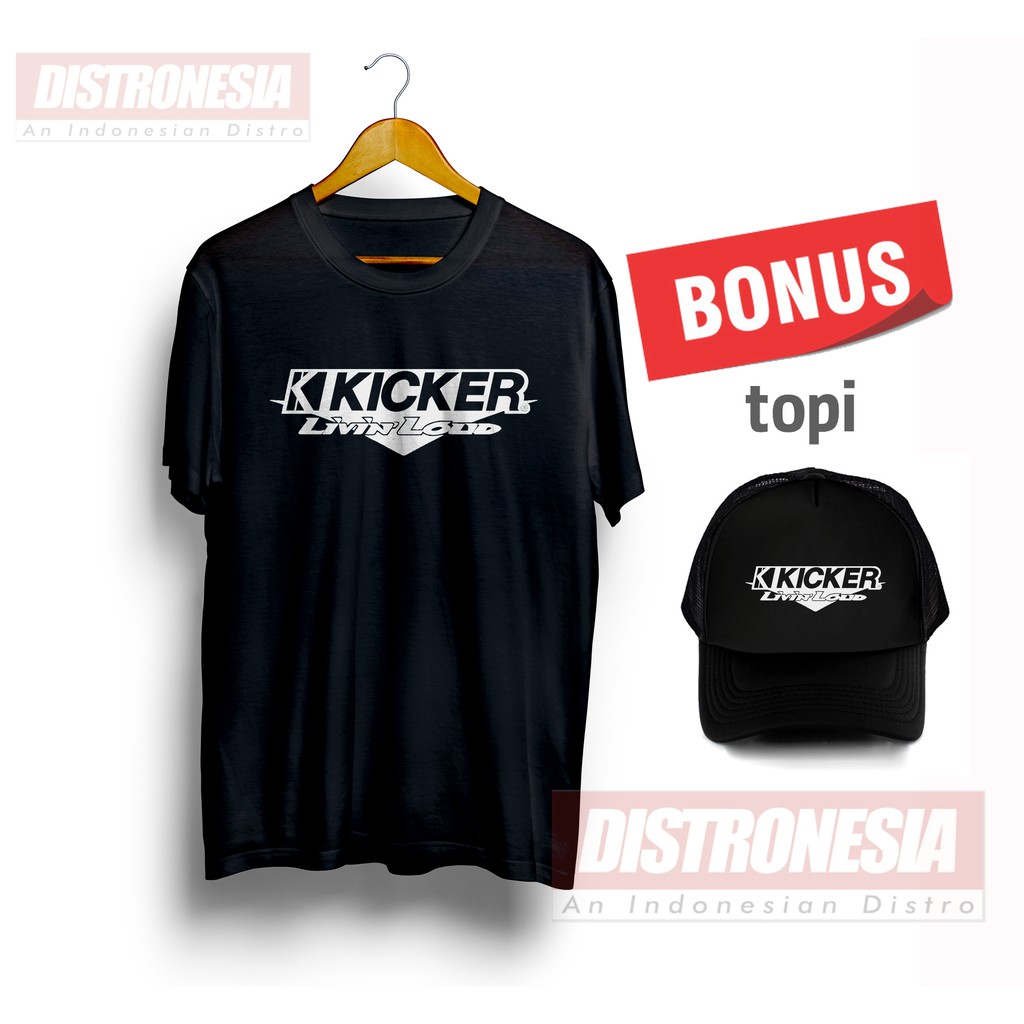 kaos kicker audio bonus topi hat KICKER