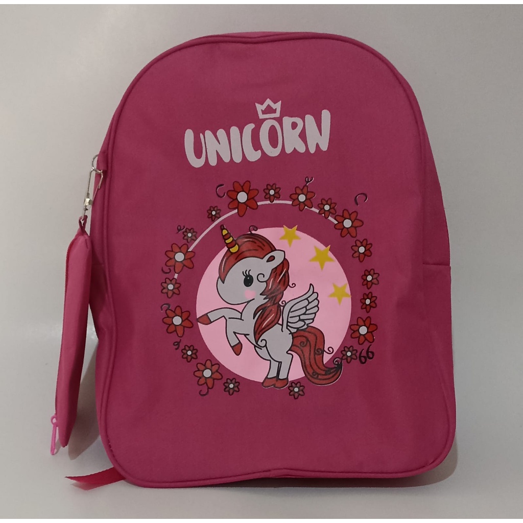 TAS RANGSEL SEKOLAH ANAK TK SD KARAKTER UNICORN/TAS ANAK SEKOLAH PEREMPUAN/TAS ANAK SEKOLAH TK