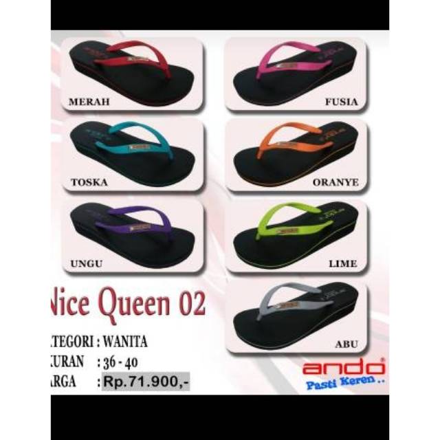 Sandal ando nice queen 02 - sandal ando cewek