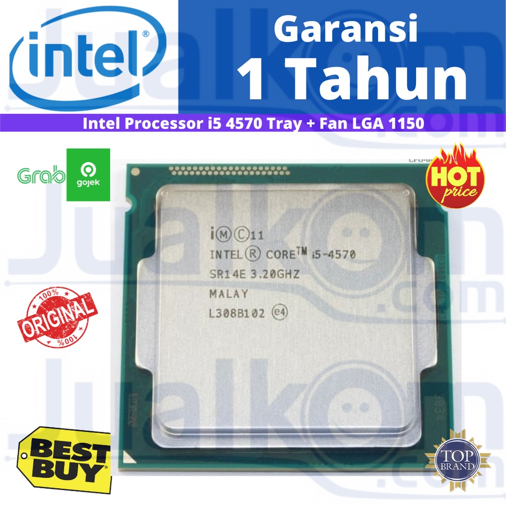 Intel Processor  i5 4570 Tray + Fan