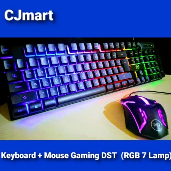 Keyboard Mouse Gaming DST RGB / Gaming / RGB