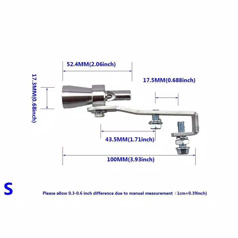 BESTPROMO Penyiul Knalpot turbo mobil dan motor Penyiul Turbo Knalpot Mobil Whistler Exhaust TURBO