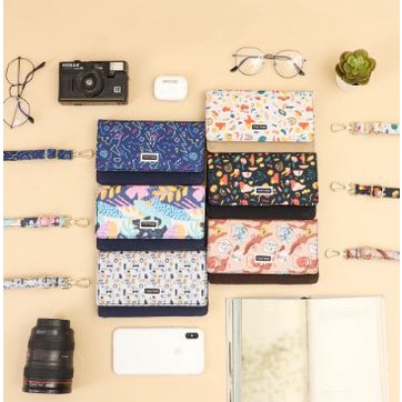 Tas Dompet HP Panjang Wanita Card Holder Hanging Phone Bags Wallet Footage TS-14 Motif