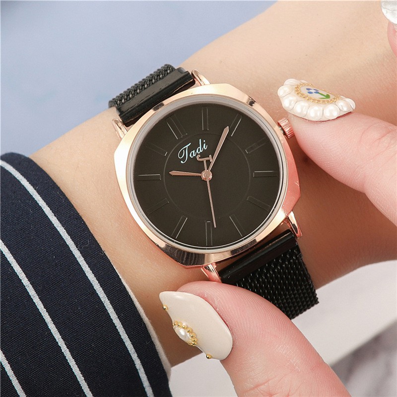 ✨READY✨Jam Tangan Couple：Retro art simple jam tangan fashion wanita jam tangan retro