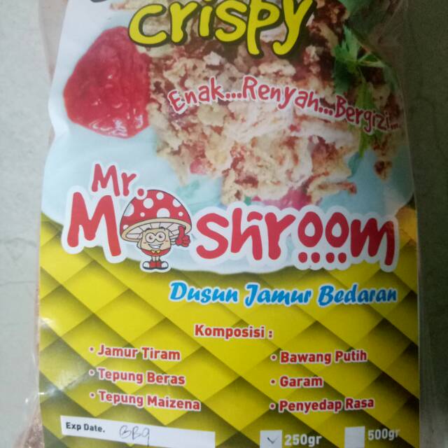 

Jamur crispy barbeque 250gr Mr. Mushroom
