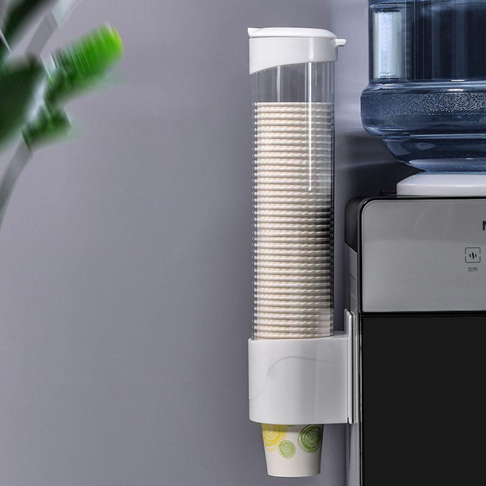 Rebuy Cup Dispenser Untuk Water Dispenser Cone Atau Flat Bottom Cups Dustproof Plastic Automatic Cup Remover