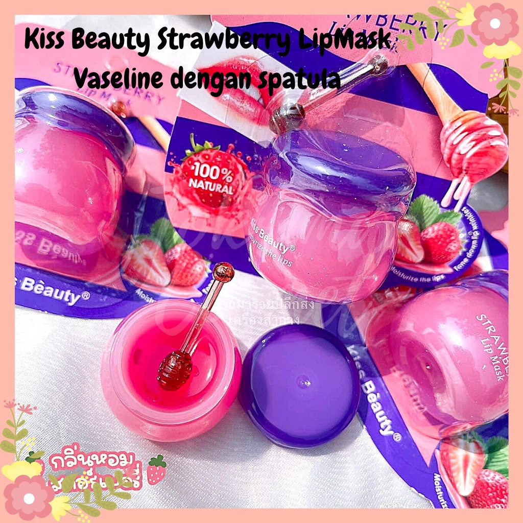 [Per Pcs] Kiss Beauty Lip Mask Strawberry / TOKRIMACOSMET