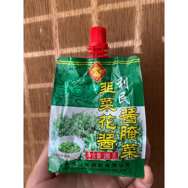 

Saos kucai jiu cai hua jiang 韭菜花酱 180gr / saos kucai / jiu cai Hua Jiang / saus