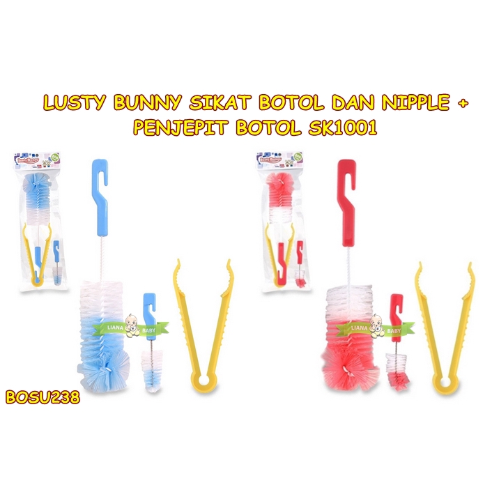 BOSU238 LUSTY BUNNY SIKAT BOTOL DAN DOT + PENJEPIT BOTOL SK1001