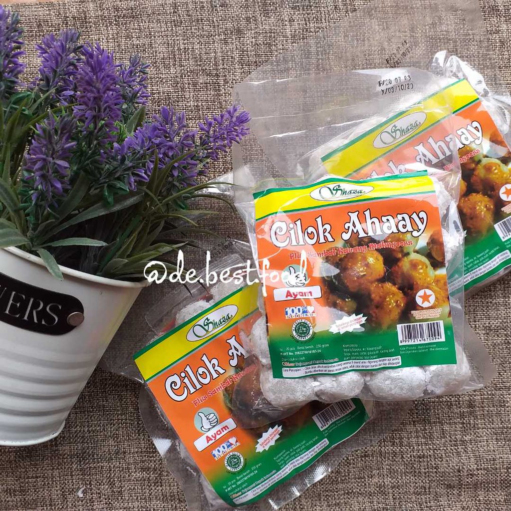 

Cilok Ahaay Ayam Bumbu Kacang Frozen Isi 20 pcs