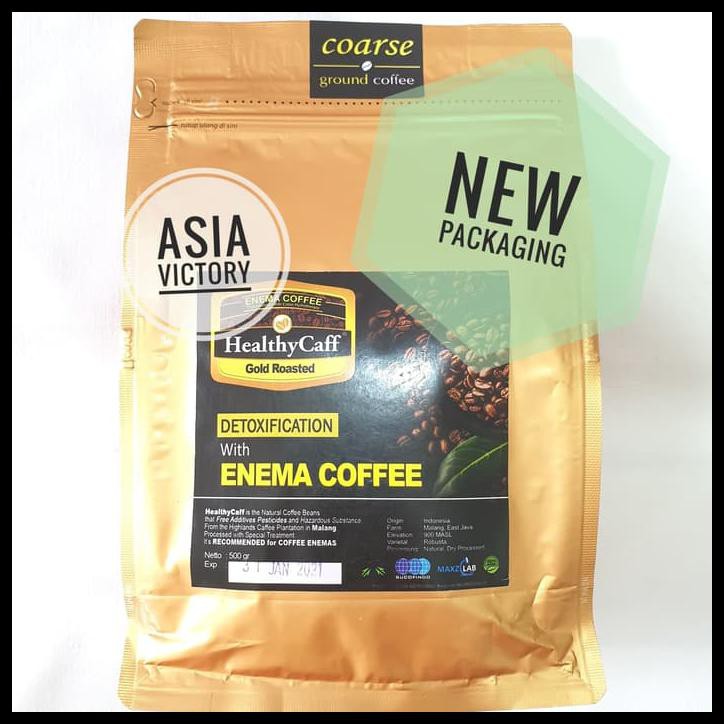 

HealthyCaff 500gr Gold Roasted/Healthy Caff Kopi Organik Enema Coffee