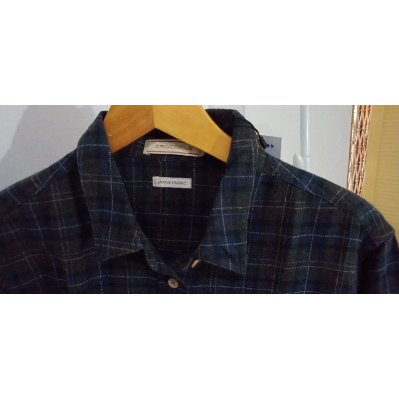 Kemeja Flanel Crocodile