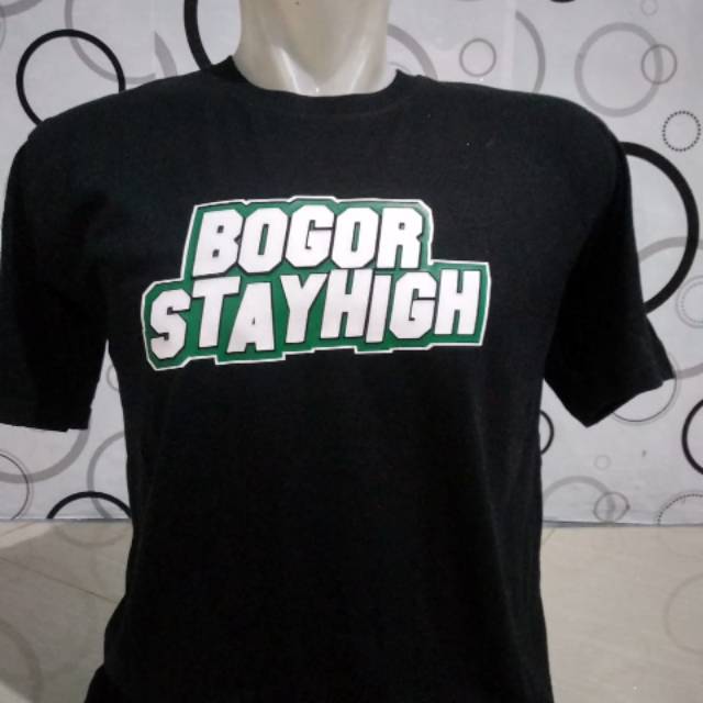 Kaos Bogor stayhigh/kaos keren/kaos distro/kaos Bogor/kaos casual/kaos sekolah