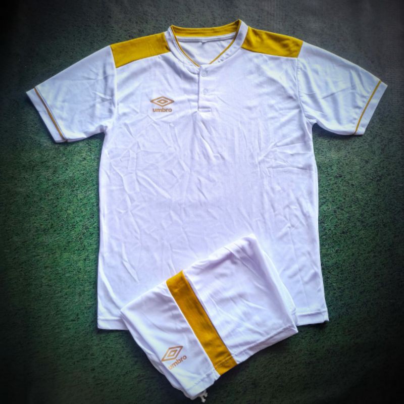 STELAN JERSEY BOLA DAN FUTSAL UMBRO PUTIH GOLD