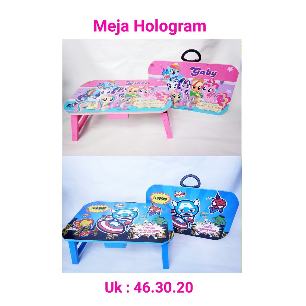 meja hologram/ meja anak/ meja belajar/ meja custom/ meja murah/ meja lipat/ meja lipat custom