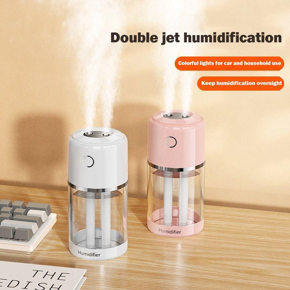 Preva Dual-spray Humidifier Plastik Pengisian Air Meter Indoor Smart Air Purification