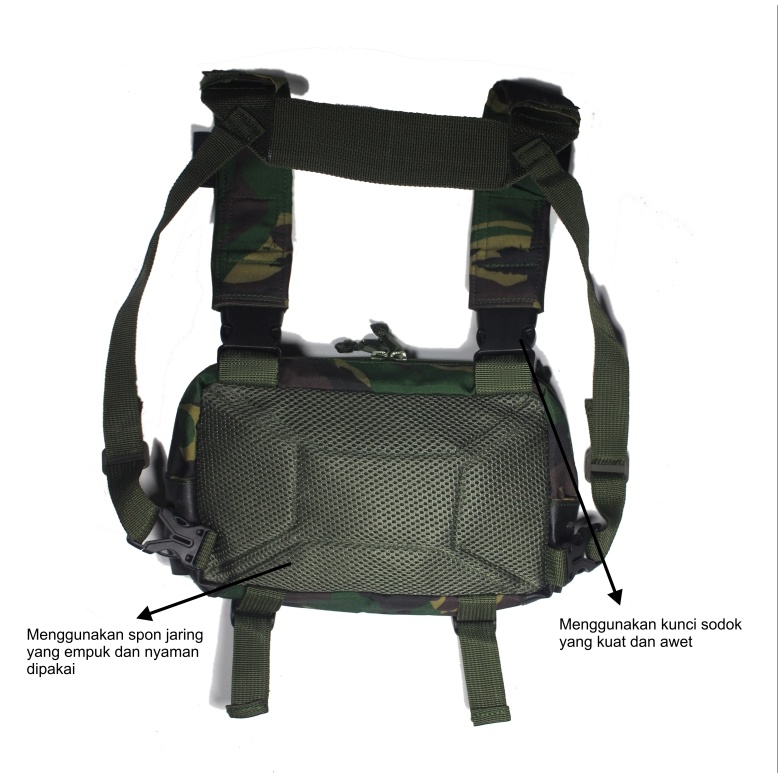 Chest Bag  Tas Dada Tactical Rig Bag Outdoor Gerilya X Progull