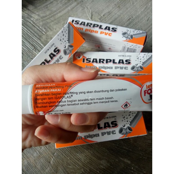 lem paralon lem isarplas tube lem pipa 45gr