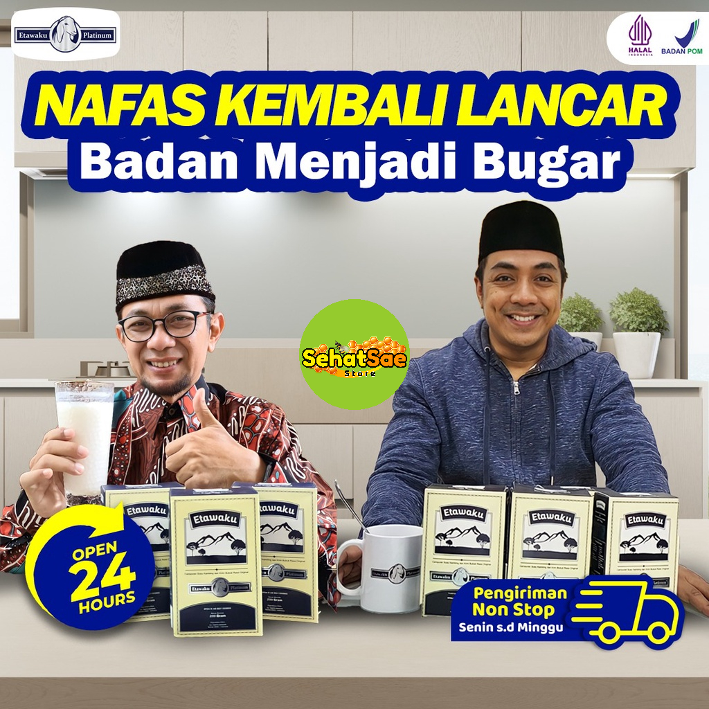 (READY STOCK) Etawaku Platinum - Susu Kambing Etawa Tinggi Kalsium &amp; Rendah Gula Bebas Alergi &amp; Tulang Kuat Lancarkan Sistem Pencernaan Tingkatkan Kekebalan Imunitas Tubuh Isi 200gr