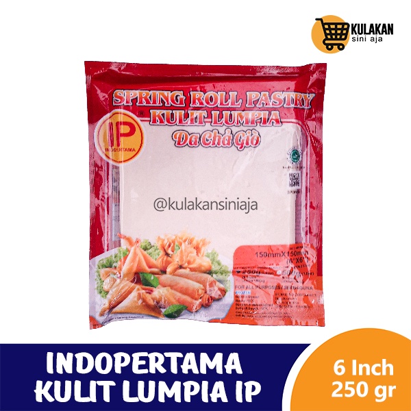 

Indopertama Kulit Lumpia IP 6 Inch 250 Gram