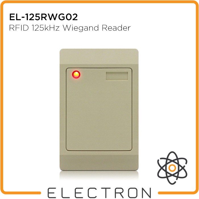 EL-125RWG02 RFID 125kHz Wiegand Reader WG26/34 Access Control Akses Proximity