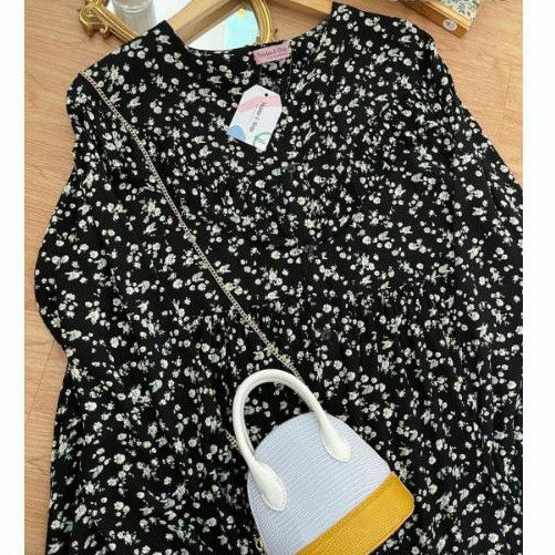 Pakaian wanita/dress Haideeorlin Ankle dress Hayya Daisy