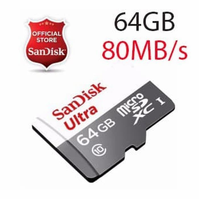 SANDISK Micro SD 64GB ULTRA / ORIGINAL