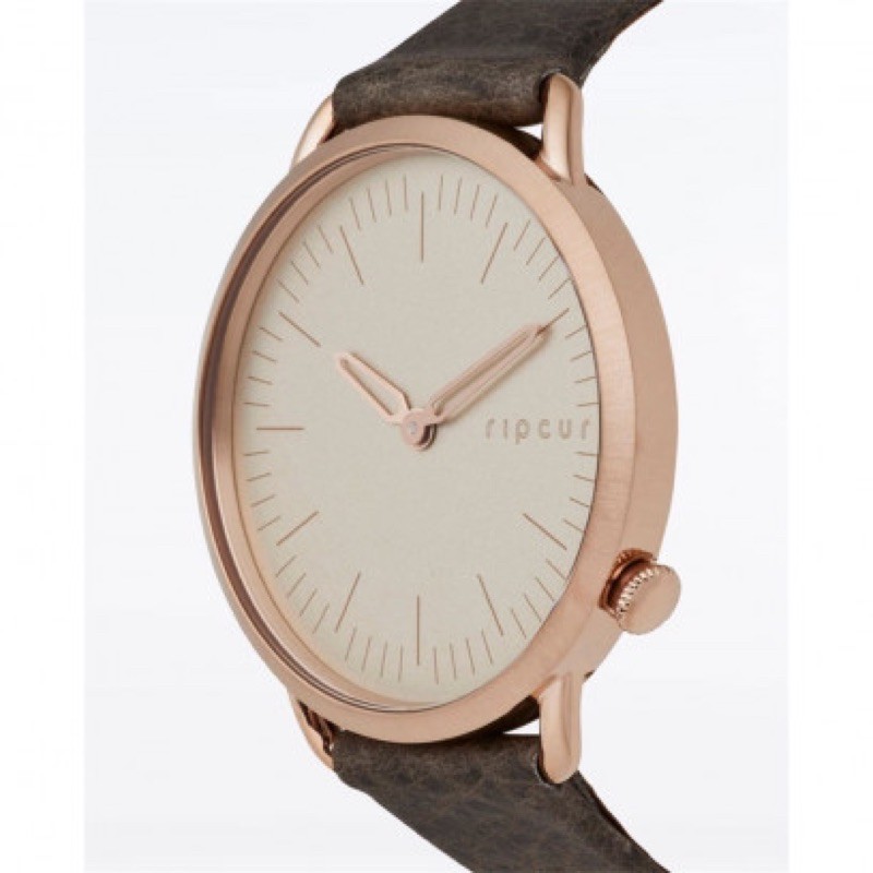 Jam tangan ripcurl wanita super slim rose gold olive original