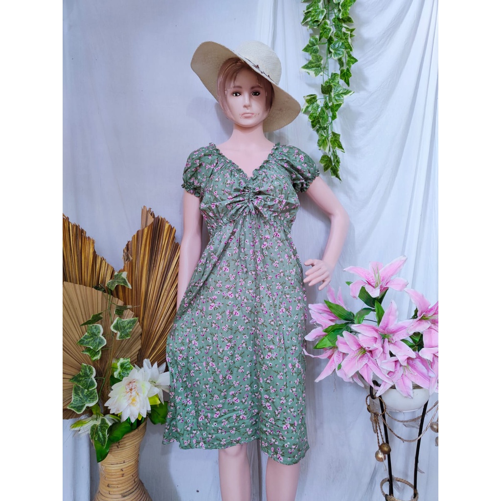 dress serut pendek/dress rayon/dress sexi/dress kekinian/dress rayon premium/dress rayon motif/dress