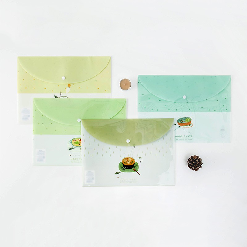 

Good Taste Food Button File Folder A4 (Map Plastik)