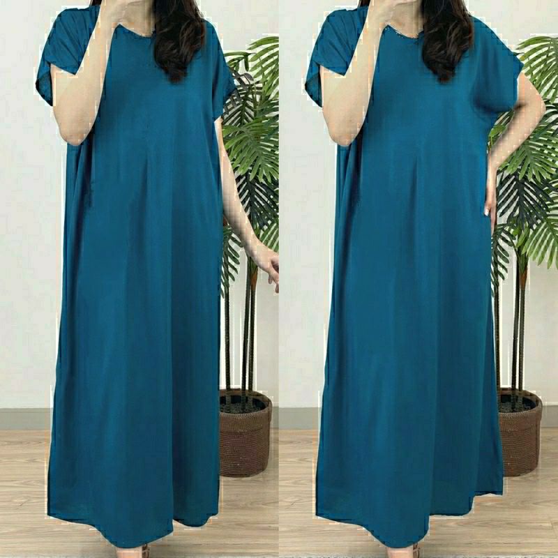 Daster busui daster rayon jumbo daster busui polos semata kaki daster busui panjang polos friendly size XXXXL bahan rayon berkwalitas lembut, halus dan adem