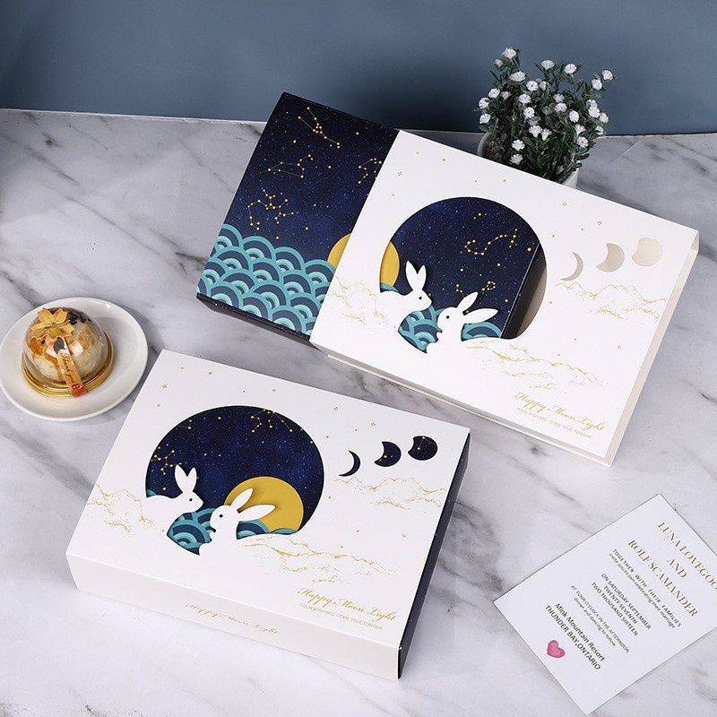 

DY PACK BOX MOONCAKE NASTAR PIA SERBAGUNA BLUE WHITE RABBIT BK-63