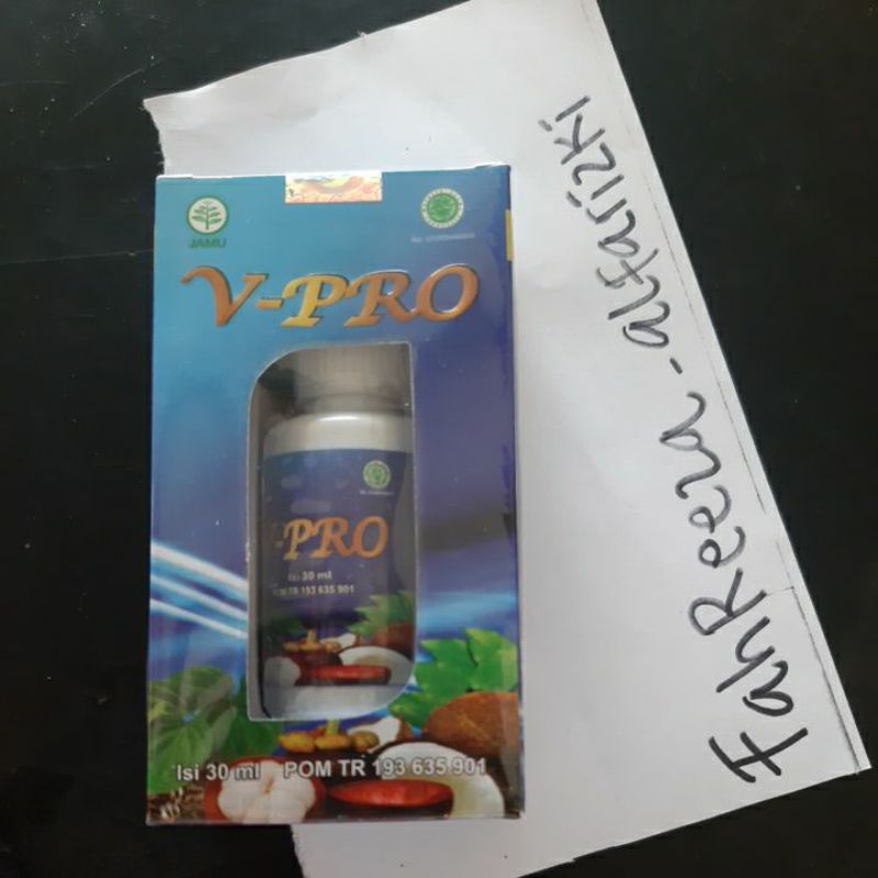 vpro v-pro obat tetes herbal FREE GIFT