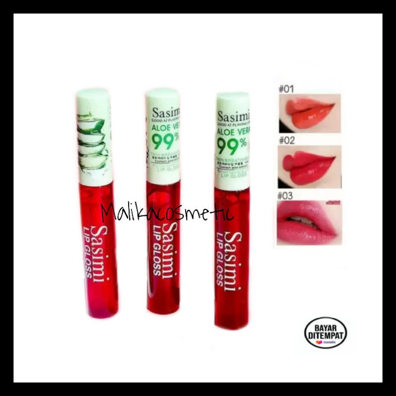 ( PERBOX ) LIPTINT SASIMI ALOEVERA 99% / LIPTINT ALOEVERA SASIMI