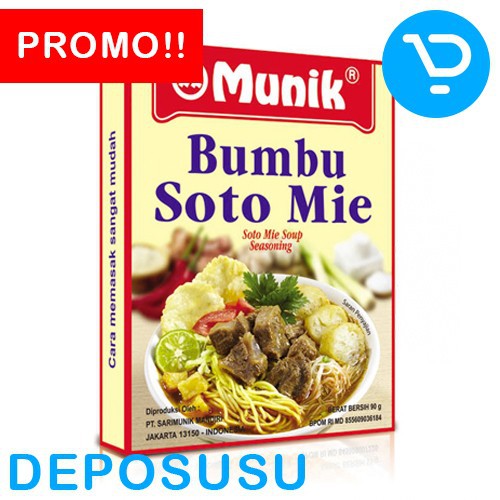 

MUNIK Bumbu Soto Mie 90g | Soto Mie Soup Seasoning (SKU-20)