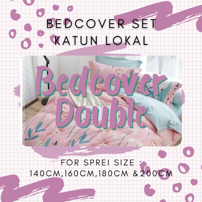 BEDCOVER SET, BEDCOVER DOUBLE, BEDCOVER SET 160x200, BEDCOVER SET 180x200