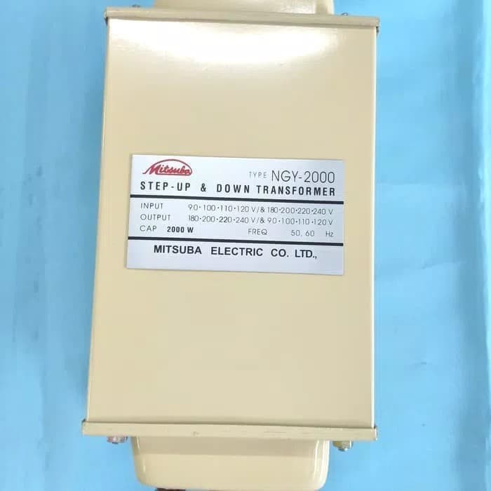 Mitsuba Trafo Step up Step down 2000w 2000 watt