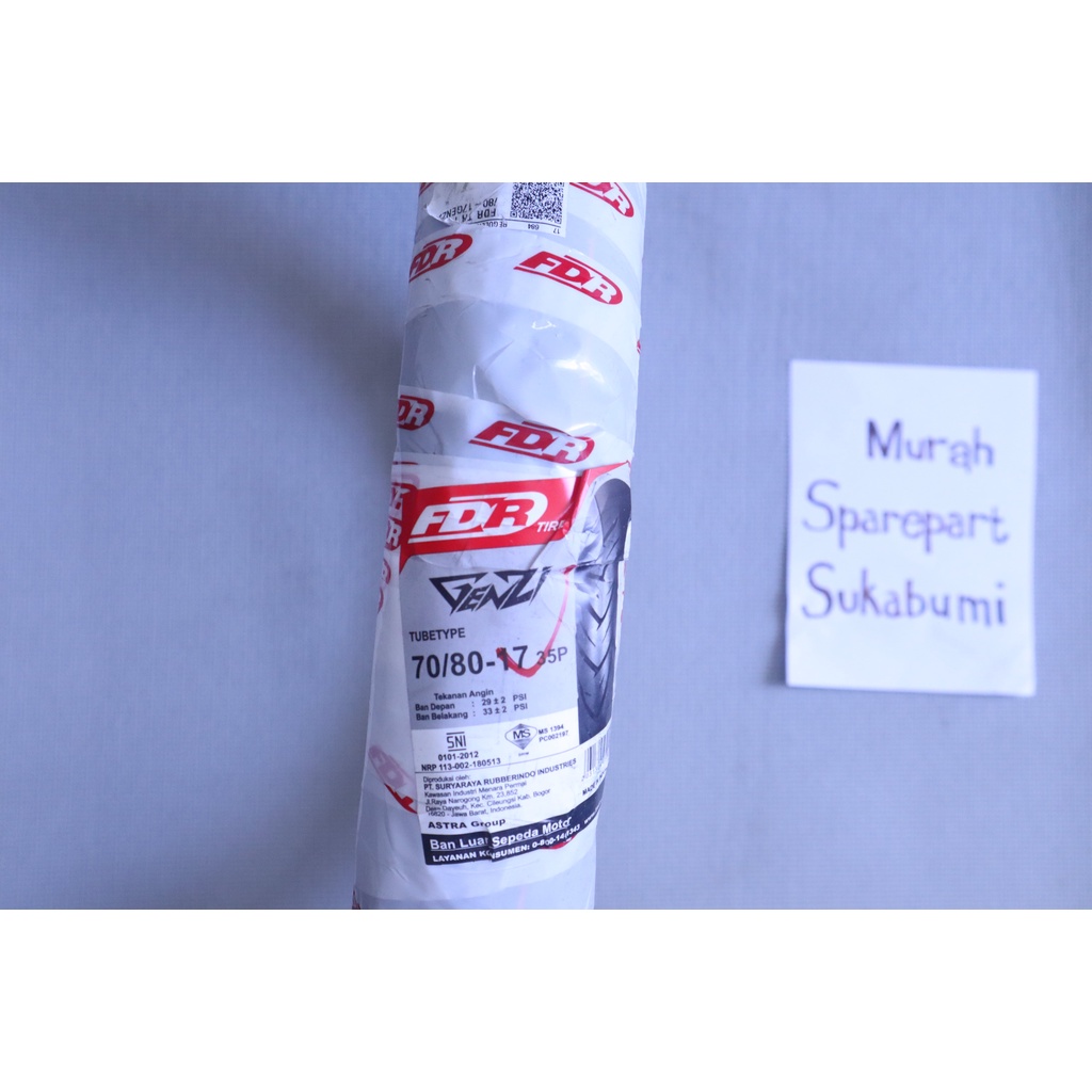 BAN FDR 70/80-17 GENZI