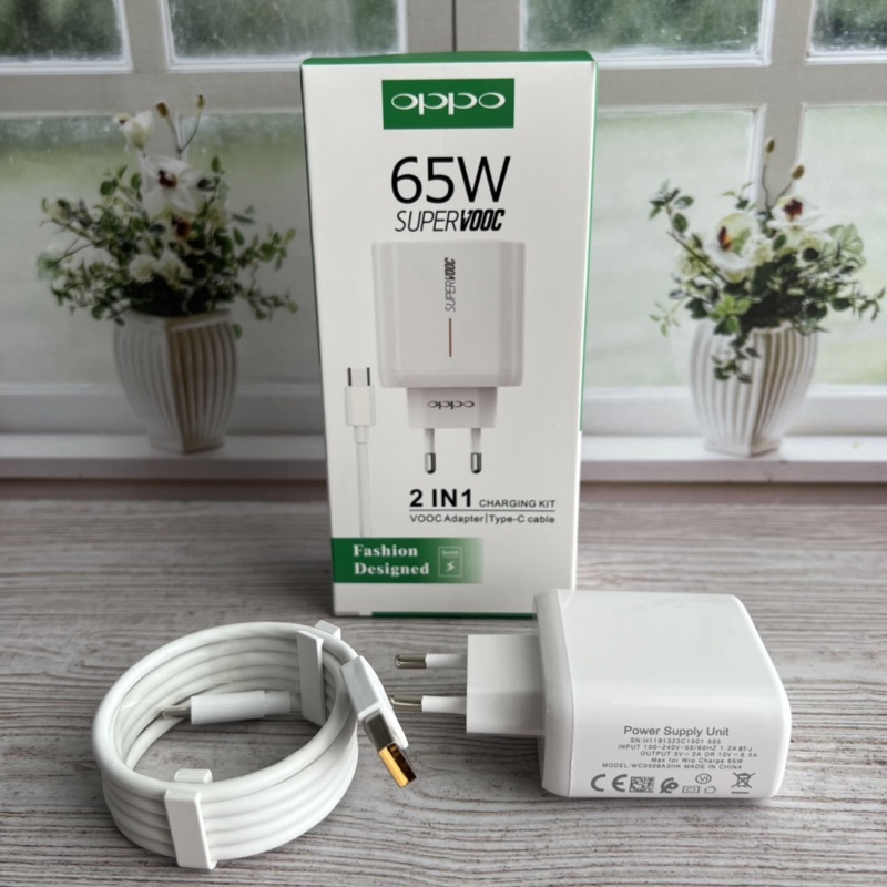 Charger Oppo 65Watt Super Vooc Usb Tipe C Original Fast Charging