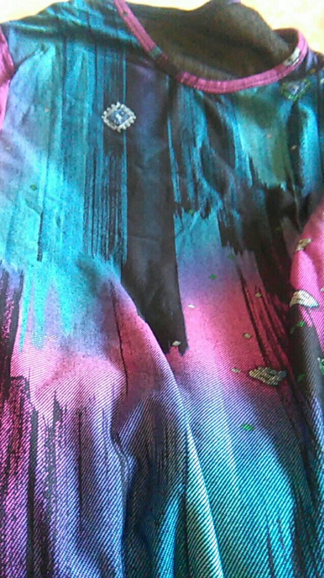 Baju Gamis Jumbo Melar Motif Batik Damar