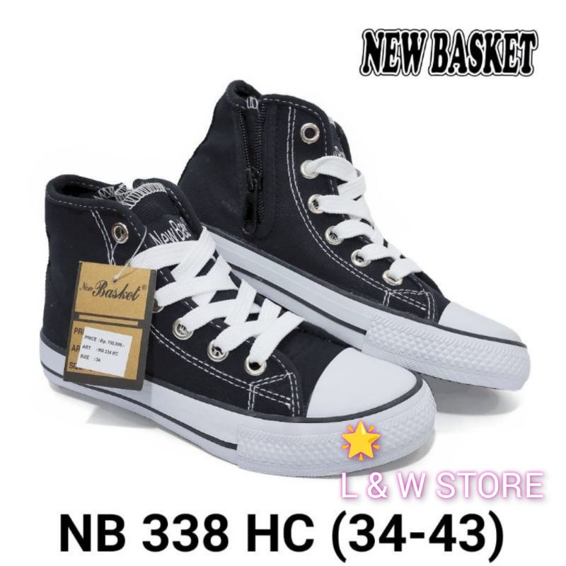 New Basket Sepatu New Basket Resleting NB 338 HC