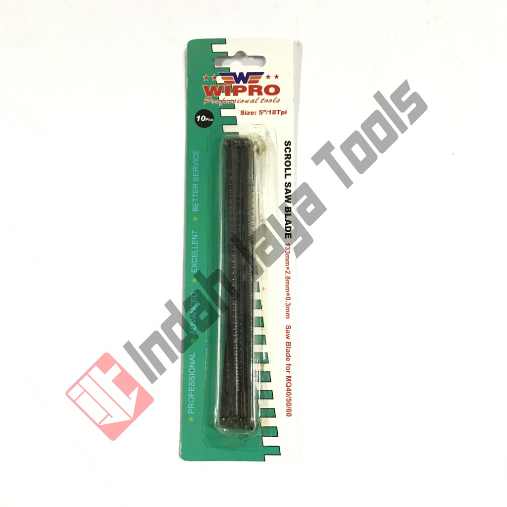 Scrollsaw Blade WIPRO SATUAN / Mata Gergaji Ukir Scroll Saw