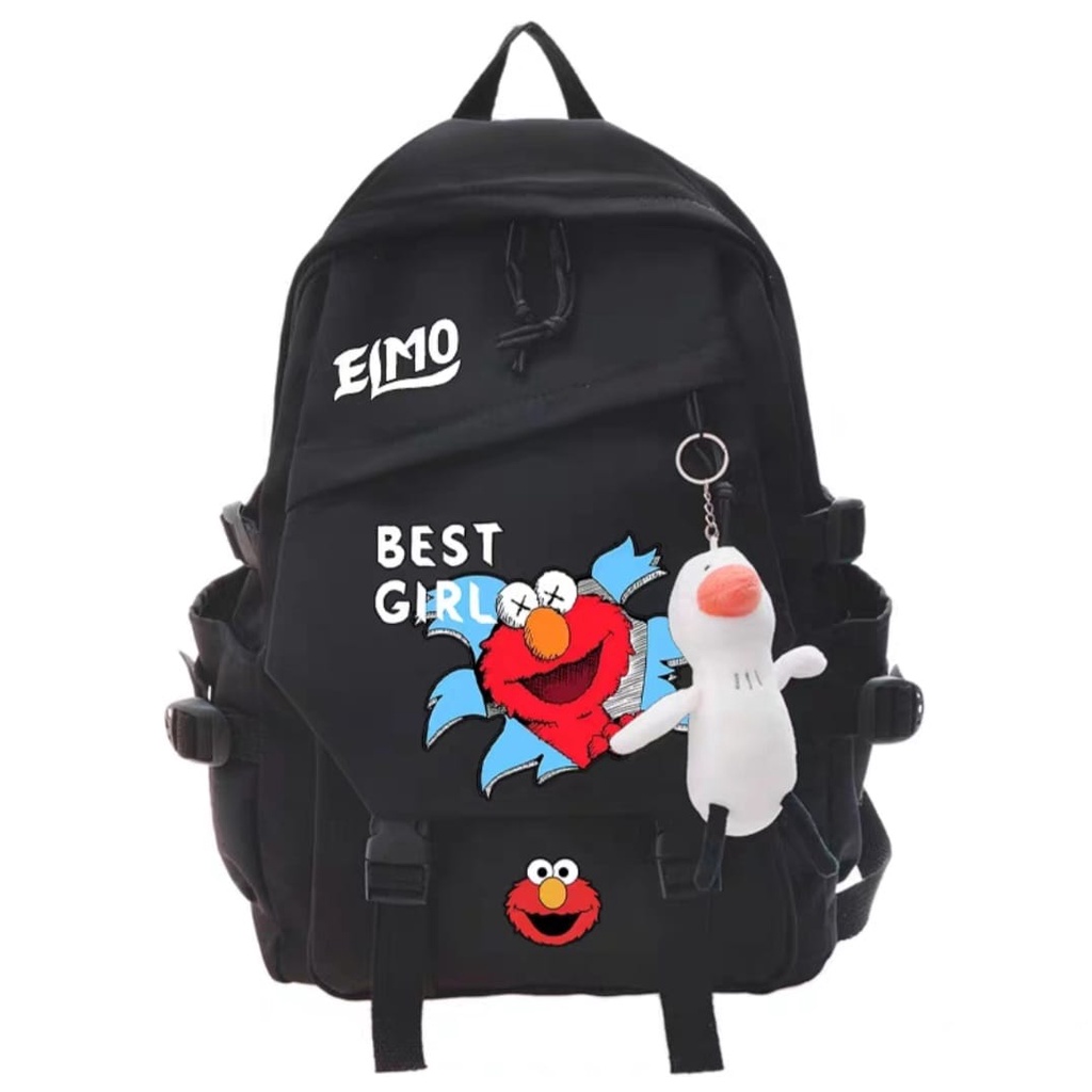 samasuka.shop - Tas Anak Karakter Favorit Perempuan Sesame Street Elmo