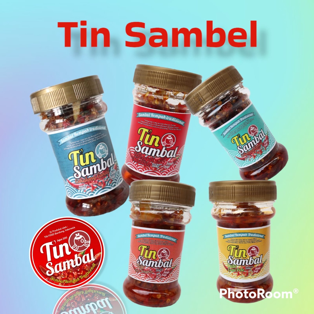 Sambal Cumi, baby cumi, Sambel cumi khas Tin Sambel-150 gr