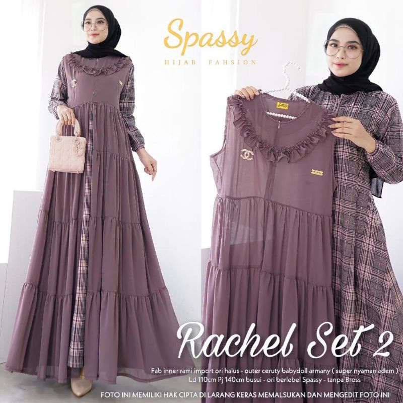 RACHEL SET 2 Original Spassy 100% || BACA DESKRIPSI‼️