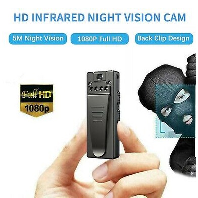 SPYCAM CAMERA BACK CLIP FULL HD 1080P ORIGINAL KAMERA PENGINTAI MINI TERSEMBUNYI HIDEN CCTV KAMERA M