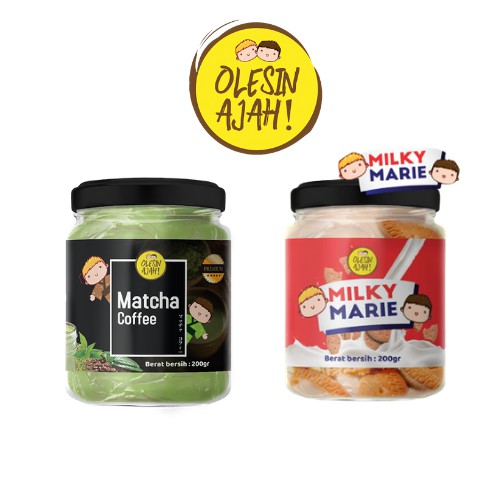 

Promo OlesinAjah Selai Matcha Coffe 200Gr + Milky Marie 200Gr