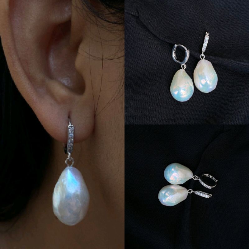 Anting mutiara lombok|Anting mutiara asli lombok|Anting mutiara tawar|Anting mutiara terbaru|Anting 
