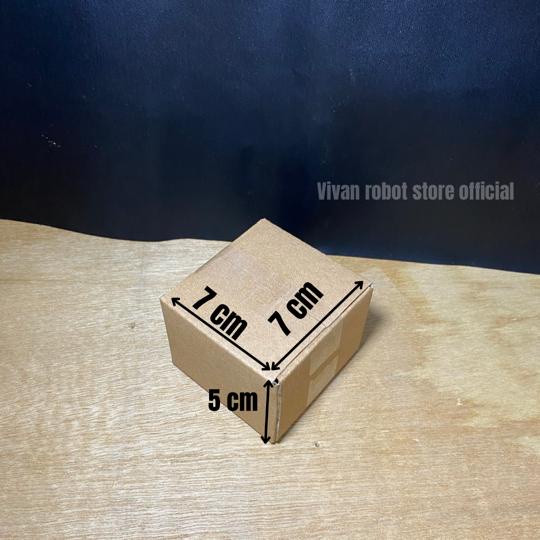 

Kardus box Mini karton kotak dus packing BARU size 7x7x5 cm luar dalam POLOS